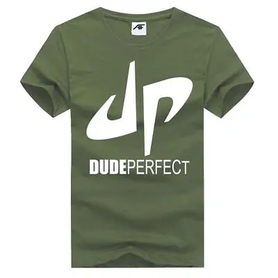 £9.96 • Buy Boys Dude Perfect Logo Printed T-Shirts Adults Youtuber Tee Shirt Short Sleeves