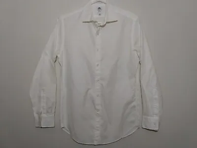 J Crew Thomas Mason Slim Bib Tuxedo Shirt 15/33 Large White Dress Shirt • $24.99