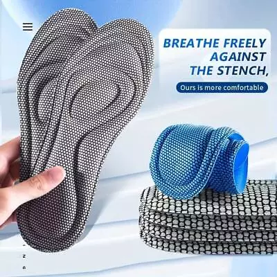 Memory Foam Orthopaedic Massage Insoles For Shoes Women Men Sports 5D • £3.39