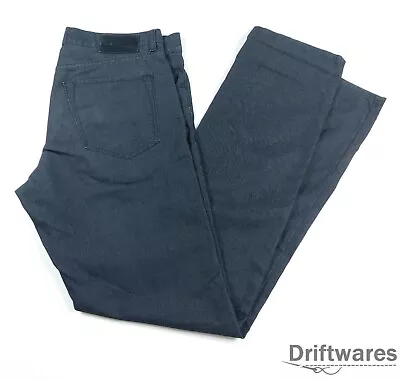 HUGO BOSS Mens 32 34 MAINE 1-10 Regular Fit Dark Gray 5-Pocket Trouser Jeans • $21.35