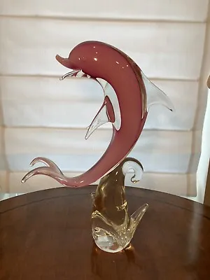 Murano Glass Dolphin By Vetri Di Murano • $125