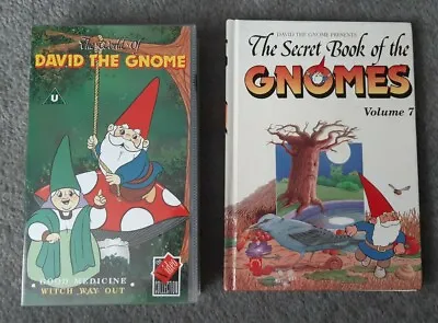 David The Gnome VHS And The Secret World Of Gnomes Book (Volume 7) • £15