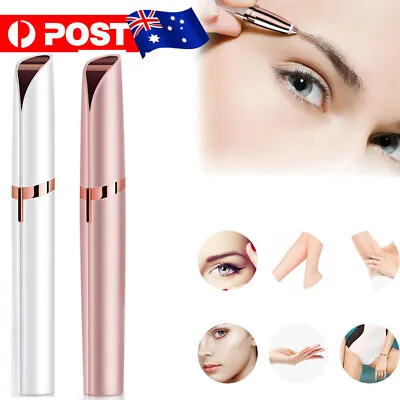 Electric Eyebrow Trimmer Finishing Touch Flawless Brows Hair Remover LED Light • $7.89