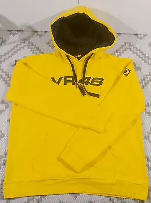 Valentino Rossi VR46 Mens Yellow Hoodie XXL Great Condition • £32.77