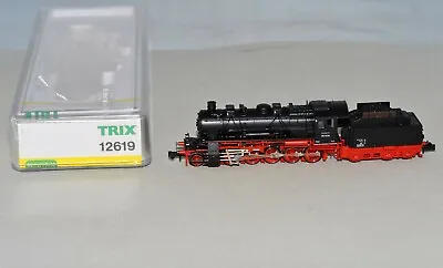 N Scale Trix Minitrix 12619 BR 58 1436 Steam Freight Locomotive & Tender 2-10-0 • $350