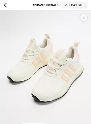 BRAND NEW Adidas Women’s Shoes NMD V3 White And Orange  Size US10 • $19.95