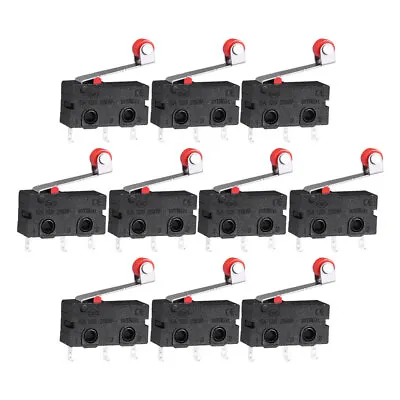 10PC Mini Micro Switch On Off Limit Switch Roller Lever Arm Snap Action Switch • $9.18