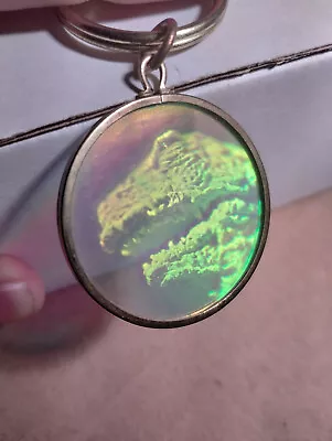 T-Rex Dino Clear Hologram Pendant • $21.95