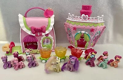 My Little Pony Ponyville La Ti Da Hair And Spa Fancy Fashions Boutique 12 Ponies • $25