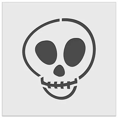 Skull Doodle Wall Cookie DIY Craft Reusable Stencil • $4.99