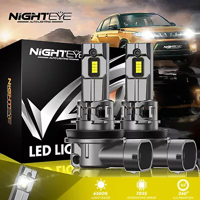 2X CANBUS LED Fog Light Bulb H8 H9 H11 Fog Light 6500K Xenon White Super Bright • $30