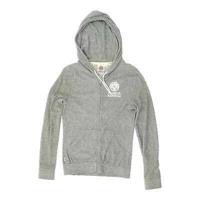 Franklin & Marshall Mens Grey Full Zip Hoodie | Vintage Designer Hoody VTG • £25