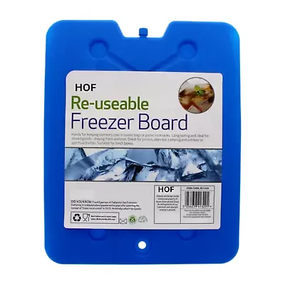 3 Pack 800g Large Ice Freezer Block Board Ice Pack Cool Box Bag With Reusable • £12.99