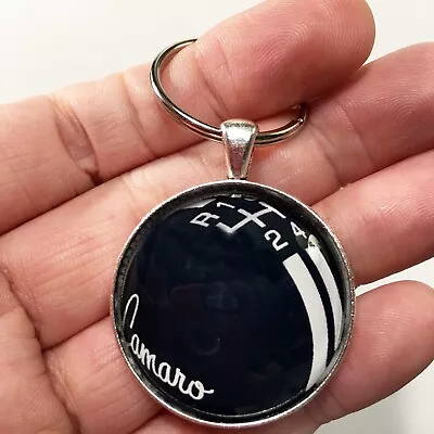 Vintage Chevrolet Camaro Chevy 4 Speed Shifter Image Reproduction Keychain • $12.95