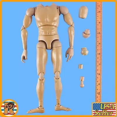 VH Male Nude Body Set W/ Xtra Necks- 1/6 Scale - Very Hot Action Figure • $14.99