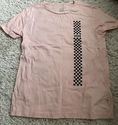 £3.50 • Buy Womens Vans Tshirt Size Small Peach Pink Colour Shirt Sleeve 