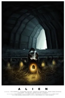 Alien Aliens Xenomorph Eggs Movie Film Poster Giclee Print Fine Art 16x24 Mondo • $158.90