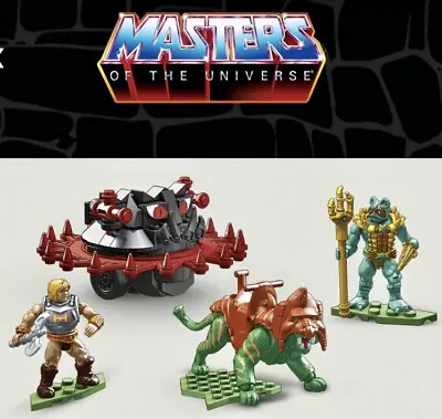 He-Man MASTERS Of The UNIVERSE Mega Construx BATTLE CAT Vs ROTON MOTU ~ New! • $13.05
