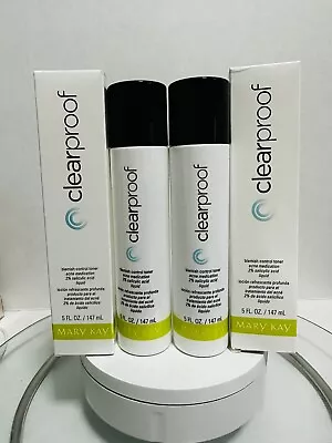 2 Mary Kay Clear Proof Blemish Control Toner - 5 Fl Oz- New With Box Exp.09/2025 • $38