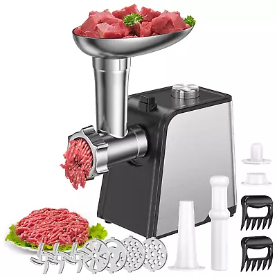 Meat Grinder 2800W Max Heavy Duty Electric Meat Mincer With 3 Blades 4 Plates • $72.99