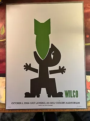 Wilco Poster 10/6/06 East Lansing MI Michigan State University F2 Design • $40