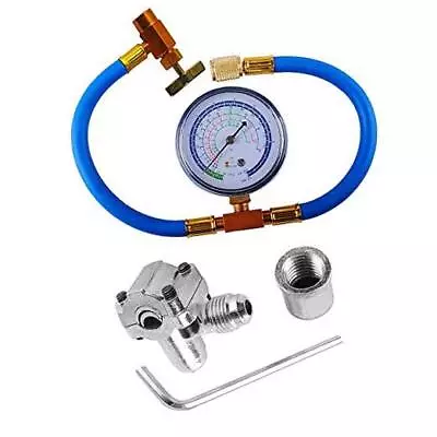R134a Charging Hose With Piercing Valve Can Tap With Gauge R134a Can To R  • $39.12