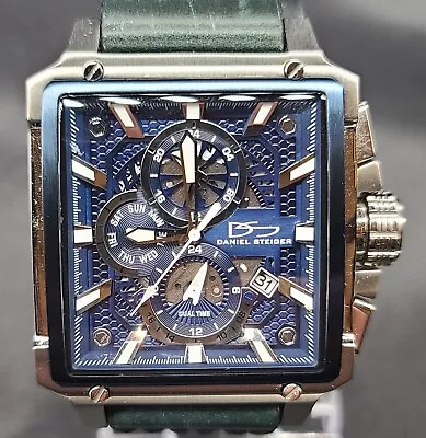 $99.95 • Buy Daniel Steiger Colossus 9340B-M Mens Watch Quartz Date Blue