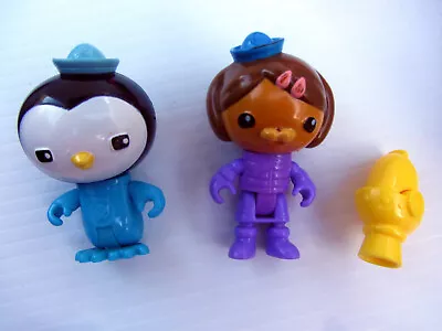 Octonauts Gup O DASHI & Gup E PESO Action Figures - 7cm Tall - Genuine • $17