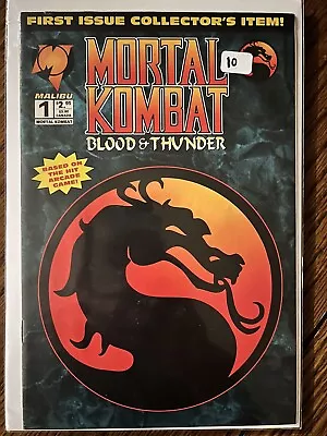 Mortal Kombat #1 Blood And Thunder (Newsstand Variant) 1994 Malibu • $14.99