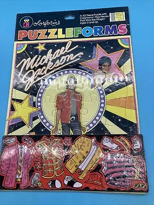 Colorforms Puzzleforms Michael Jackson 30 Piece Puzzle New Sealed • $45