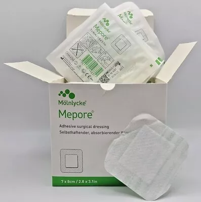 Mepore Sterile Adhesive Absorbent Dressing - All Sizes Available In Packs Of 10 • £0.99