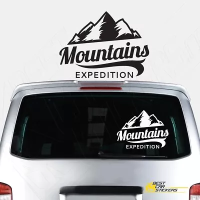 Car Stickers Graphics Mountains Compass Camper Adventure Day Van • £15.99