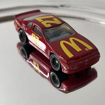 VTG 1993 Hot Wheels McDonalds #27 Nascar Race Car Thunderbird Happy Meal Toy • $4.95