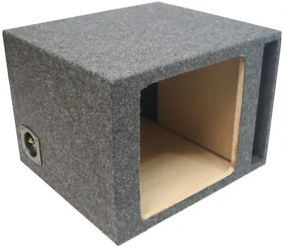 Car Audio Single 12  Vented Square Sub Box Enclosure Fits Kicker L7 Subwoofer • $54.95