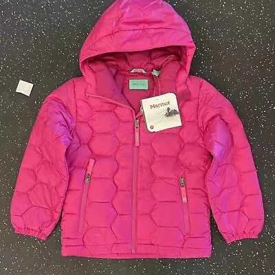 Marmot Girl's Ama Dablam 77910| Marmot Girl’s 700 Fill Hooded Down Jacket  L • $65