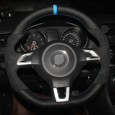 DIY Steering Wheel Cover For Volkswagen Golf 6 GTI MK6 GTI Scirocco R Passat CC • $39.03