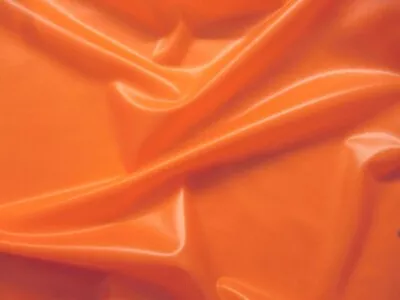 Latex Rubber 0.33mm Thick 92cm Wide Semi Transparent Orange • £21.45