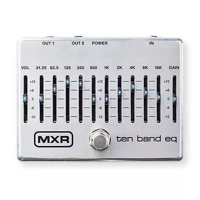 MXR Ten Band EQ Guitar Effects Pedal • $187.73