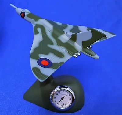 William Widdop Royal Air Force Raf Vulcan Bomber Miniature Clock Raf171 • £41.99