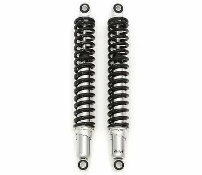 Shocks Chrome W/ Black Springs Eye / Eye - 395mm / 15 1/2  - Honda XL125S XL185S • $55.95