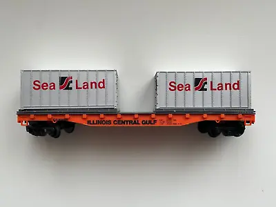 £10.99 • Buy Illinois Central Gulf Sea Land Container Load Flat Car HO Scale