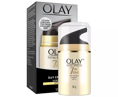 OLAY Total Effects 7 In One Day Cream Normal SPF15 50g – Fights 7 Signs Of Aging • $36.99