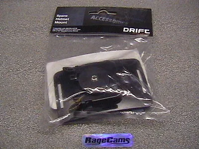 £56.48 • Buy SPARE HELMET MOUNT For DRIFT X170+HD170 Stealth Camera Quick Release Curved Kit