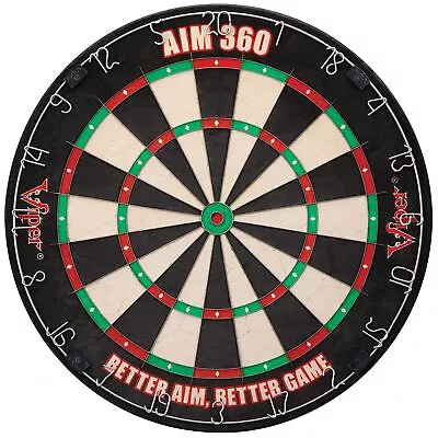 Viper AIM 360 Tournament Bristle Steel Tip Dartboard Set With Staple-Free Raz... • $62.41