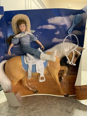 $0.99 • Buy Little Debbie Pony And Rider Set Palomino Ginger 2003