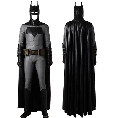 Justice League Batman Cosplay Costume Classic Suit With Cowl Cape • $88.20