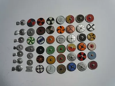 50 25/28mm Medieval Metal Shields For Gamers • $3.25