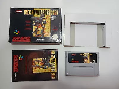 PAL VERSION! Mechwarrior 3050 SNES Super Nintendo CIB Complete In Box Battletech • $500