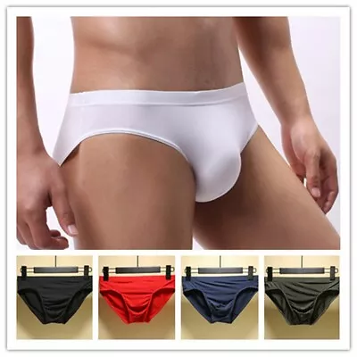 Sleepwear Briefs Comfort Ice Silk Knickers Underpants Underwear Breathable • £5.36