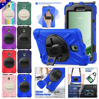 For Samsung Galaxy Tab Active5 X306B 8  Rugged Stand Case Shockproof Cover Strap • $24.59